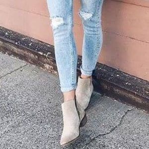NWB J. Crew Sawyer Suede Ankle Boots
